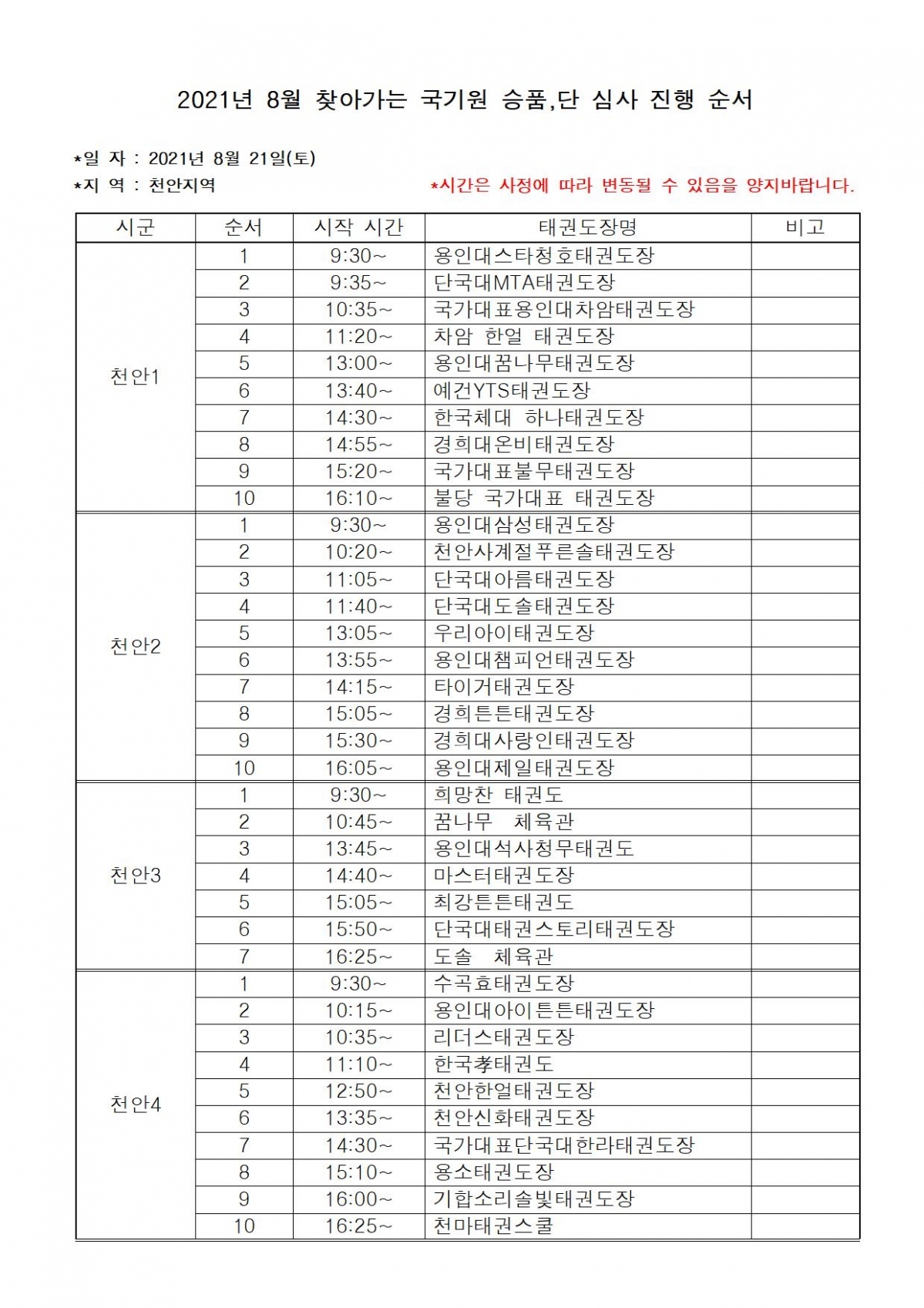 2021년 8월 찾아가는 국기원심사 진행순서(천안)001.jpg